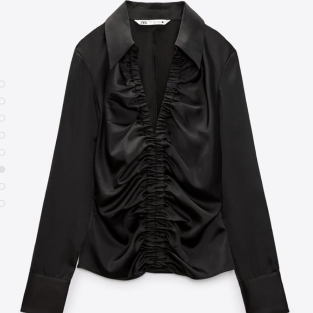 Zara satin top NWOT